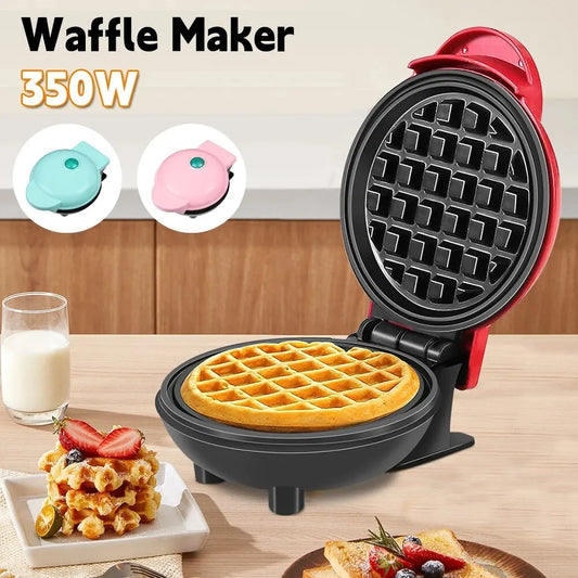 350W Mini Waffle Maker Electric Breakfast Maker Non Stick Pancake Bubble Egg Cake Oven Pan Eggette Machine